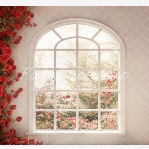 Floral Window Kate Backdrop